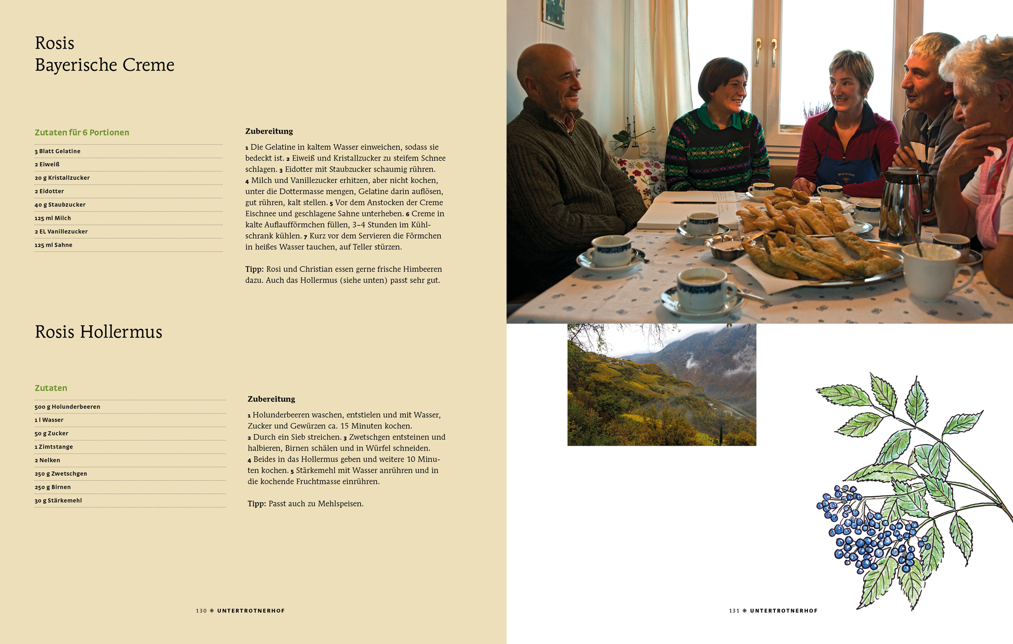 Frohe Runde mit Rosi und Christian Neureuther am Untertrotnerhof